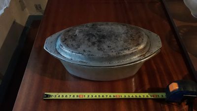 Лот: 14916024. Фото: 1. Жаровня "гусятница" (или "утятница... Жаровни, казаны