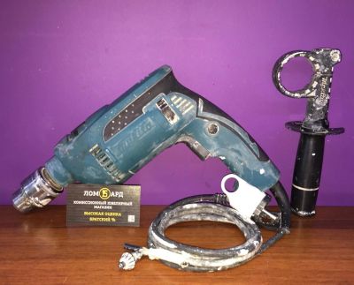 Лот: 11450800. Фото: 1. Дрель Makita HP1640. В комплекте... Электроинструмент