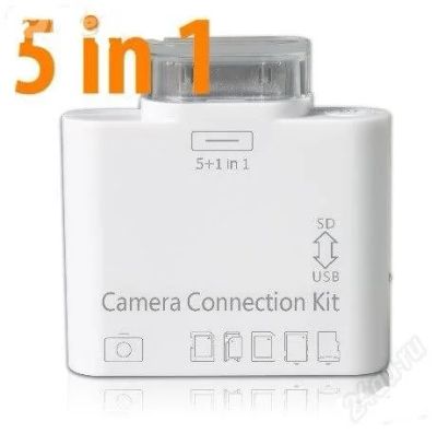 Лот: 984732. Фото: 1. APPLE IPAD CAMERA CONNECTION KIT... Дата-кабели, переходники