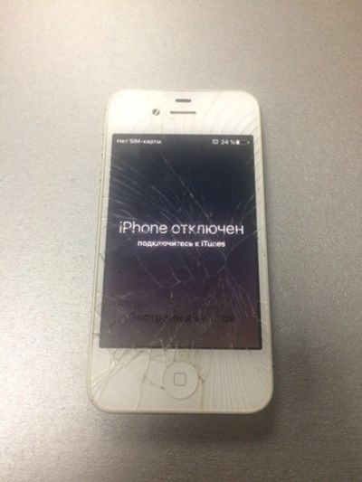 Лот: 10718246. Фото: 1. iPhone 4s 16 gb Заблокирован Apple... Смартфоны