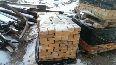 Лот: 3713373. Фото: 1. Кирпич б/у. Блоки, кирпич, брусчатка