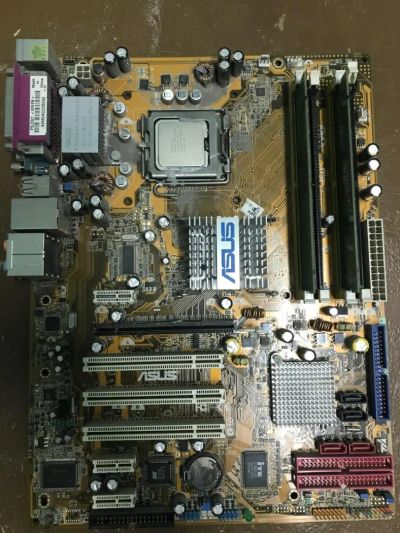 Лот: 10891655. Фото: 1. Материнская плата ASUS P5LD2... Материнские платы