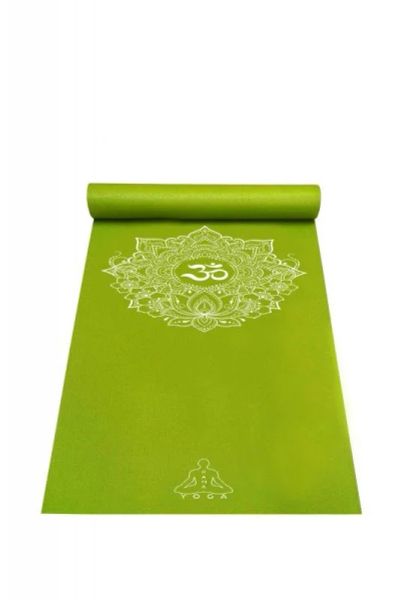 Лот: 17426232. Фото: 1. Коврик для йоги Dream Om Green... Фитнес, аэробика и гимнастика