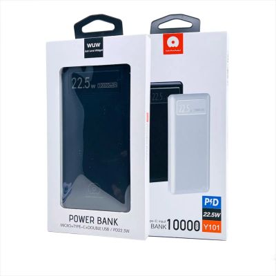 Лот: 22145362. Фото: 1. POWER BANK WUW Y-101 10000mAh... Внешние, портативные аккумуляторы для смартфонов (Power bank)