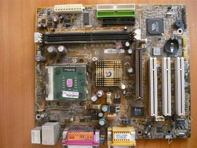 Лот: 252346. Фото: 1. Gigabyte GA-7VKMP сокет 462 (А... Материнские платы