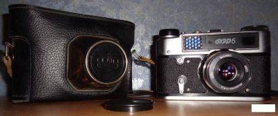 Лот: 10797743. Фото: 1. Фотоаппарат фэд-5. Плёночные зеркальные