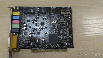 Лот: 9883987. Фото: 1. Звуковая карта PCI 5.1- Creative... Звуковые карты