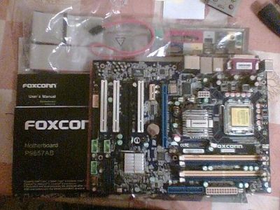 Лот: 138034. Фото: 1. материнка FOXCONN Motheboard P9657... Материнские платы
