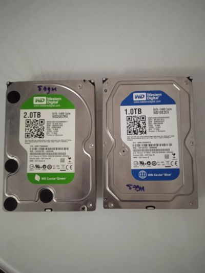 Лот: 19503237. Фото: 1. 2 неисправных HDD (1Tb+2Tb). Жёсткие диски (HDD)