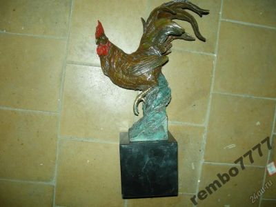 Лот: 5822118. Фото: 1. петух.петушок.бронза.35см.европа... Скульптуры