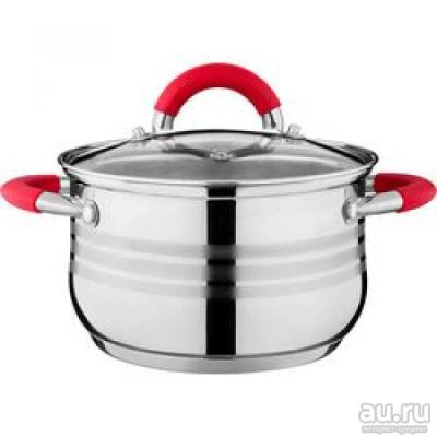 Лот: 13768640. Фото: 1. КАСТРЮЛЯ AGNESS СО СТЕКЛ. КРЫШКОЙ... Кастрюли