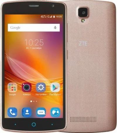 Лот: 10726484. Фото: 1. ZTE Blade L5 Plus (золотисто-розовый... Смартфоны