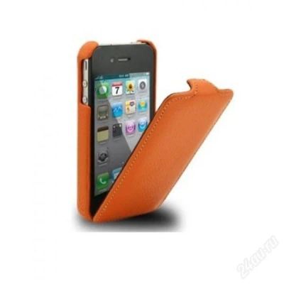 Лот: 3796315. Фото: 1. Чехол книжка Nokia Asha 501 Оранжевый. Чехлы, бамперы