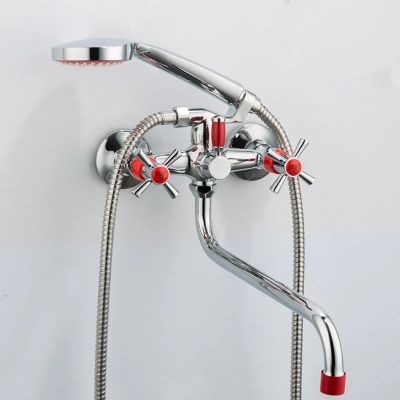 Лот: 24088100. Фото: 1. Смеситель для ванны, Frud, с кран-буксой... Смесители
