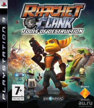 Лот: 8563131. Фото: 1. Ratchet & Clank Tools Of Destruction... Игры для консолей