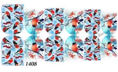 Лот: 6582443. Фото: 1. Стикеры водные (слайдер-дизайн... Украшения, дизайн ногтей