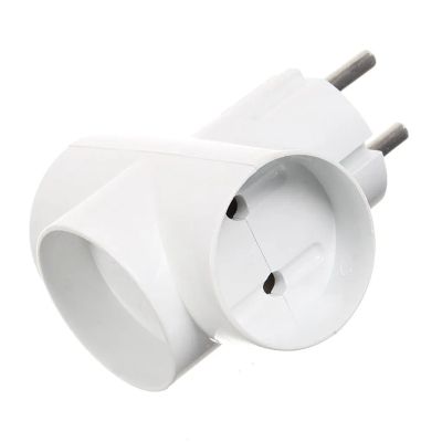 Лот: 25037433. Фото: 1. Тройник 3 гнезда, 16 А, TDM Electric... Удлинители, тройники, сетевые фильтры