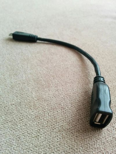 Лот: 8309011. Фото: 1. OTG кабель. USB-microUSB. Обмен... Дата-кабели, переходники