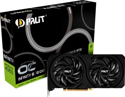 Лот: 23328777. Фото: 1. 8Gb Palit RTX 4060 Infinity 2... Видеокарты
