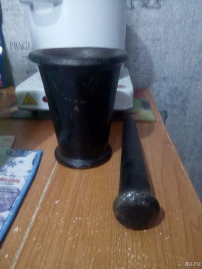 Лот: 15258148. Фото: 1. Чугунная ступка (повторно). Жаровни, казаны