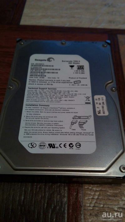 Лот: 8646718. Фото: 1. Жесткий диск Seagate ST3200827AS... Жёсткие диски