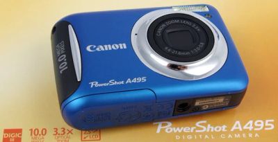 Лот: 3188873. Фото: 1. Фотоаппарат Canon PowerShot A495. Цифровые компактные