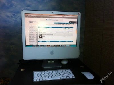 Лот: 882899. Фото: 1. iMac 20'' Беленький чудо-компьютер... Компьютеры в сборе