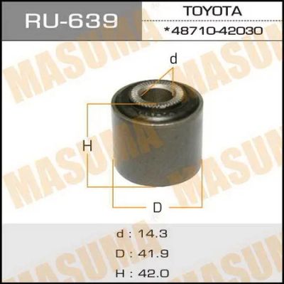 Лот: 18854233. Фото: 1. Сайлентблок masuma rav4 aca30... Ходовая, подвеска, рулевое управление