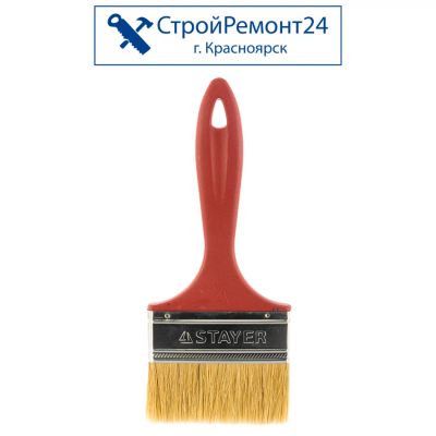 Лот: 10968325. Фото: 1. Флейцевая кисть Stayer Universal-Euro... Ручной инструмент