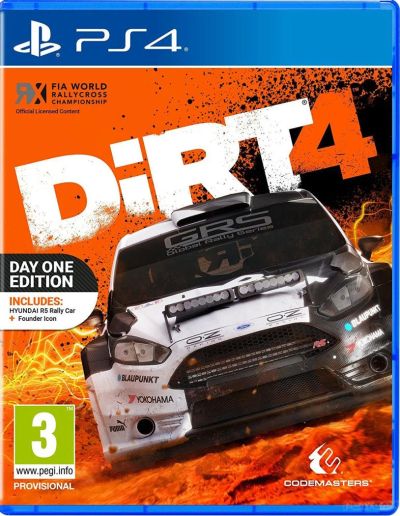 Лот: 10882086. Фото: 1. Игра Dirt 4 издание первого дня... Игры для консолей
