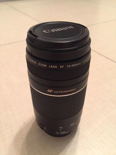 Лот: 11023995. Фото: 1. Canon Zoom Lens EF 75-300 mm 1... Объективы