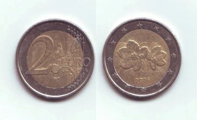Лот: 19423436. Фото: 1. Монета Финляндия - 2 евро (2006... Европа