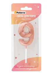 Лот: 21254834. Фото: 1. Свечи для торта Paterra &quot... Подсвечники, канделябры