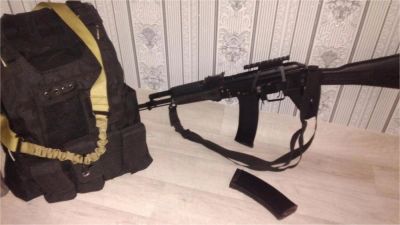 Лот: 10477498. Фото: 1. АКС74С Cyma. Пейнтбол, страйкбол