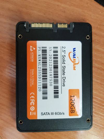 Лот: 19104050. Фото: 1. SSD walram 120Gb. SSD-накопители