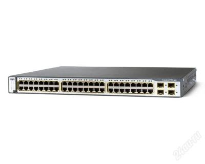 Лот: 1913895. Фото: 1. Коммутатор Cisco Catalyst WS-C3750-48PS-E... Маршрутизаторы (роутеры)