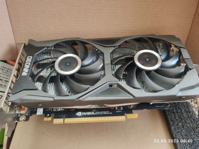 Лот: 20072422. Фото: 1. 1660ti видеокарта от Inno3D гарантия... Видеокарты
