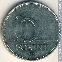 Лот: 4197827. Фото: 1. Венгрия 10 форинтов 1994. Остальные страны