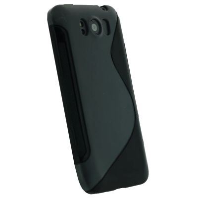 Лот: 3041475. Фото: 1. Чехол S-line чёрный для HTC TITAN... Чехлы, бамперы