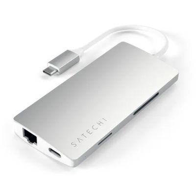 Лот: 21763575. Фото: 1. USB-концентратор Satechi Aluminum... USB-флеш карты