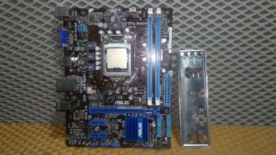 Лот: 21506160. Фото: 1. материнская плата Asus P8H61-M... Материнские платы