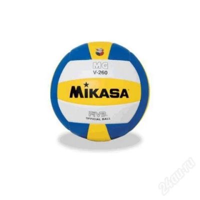 Лот: 1849568. Фото: 1. Мяч волейбольный Mikasa MGV260... Мячи, ракетки, шайбы, клюшки