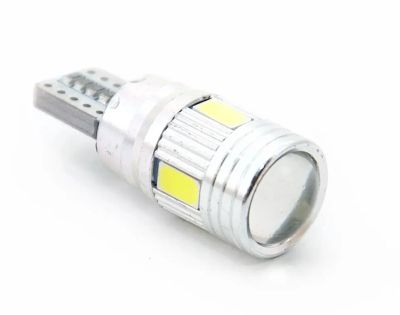 Лот: 19261461. Фото: 1. Лампа 12В Т10 Линза 6SMD 5630... Оптика и освещение