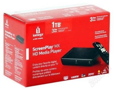 Лот: 2383208. Фото: 1. Медиаплеер Iomega 1Tb [35030... Другое (тв и видео)