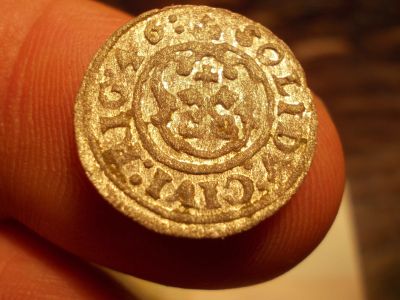 Лот: 15482624. Фото: 1. Шикарный Солид Кристины 1646 года... Россия до 1917 года