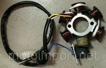Лот: 9973937. Фото: 1. Зажигание Honda Lead 50 без маховика. Запчасти