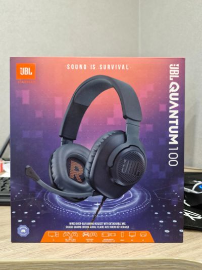Лот: 25008047. Фото: 1. Наушники JBL Quantum 100. Наушники, гарнитуры