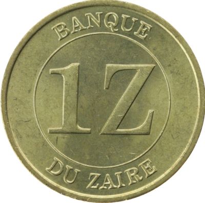 Лот: 18813680. Фото: 1. ЗАИР 1 заир 1987 редкость. Африка