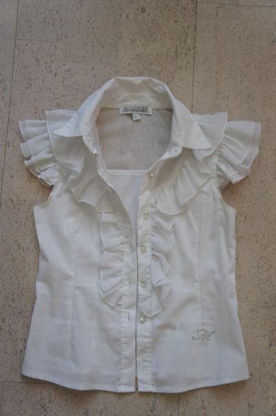 Лот: 8505701. Фото: 1. блузка белая. Рубашки, блузки, водолазки
