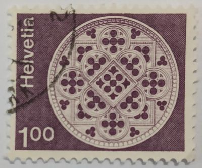 Лот: 25317712. Фото: 1. Марки_Швейцария, 1 Fr. - Швейцарский... Марки